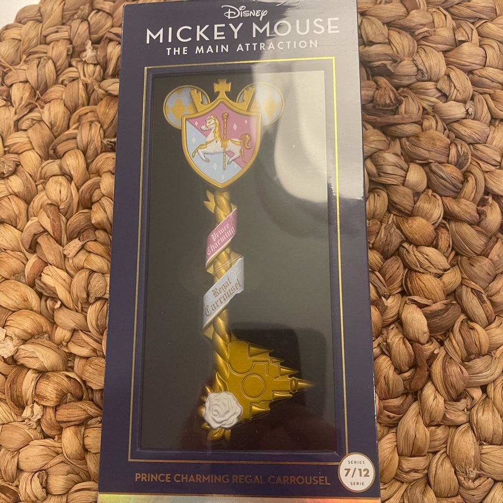 Mickey Mouse The Main Attraction Collectible Key Prince Charming Regal Carrousel